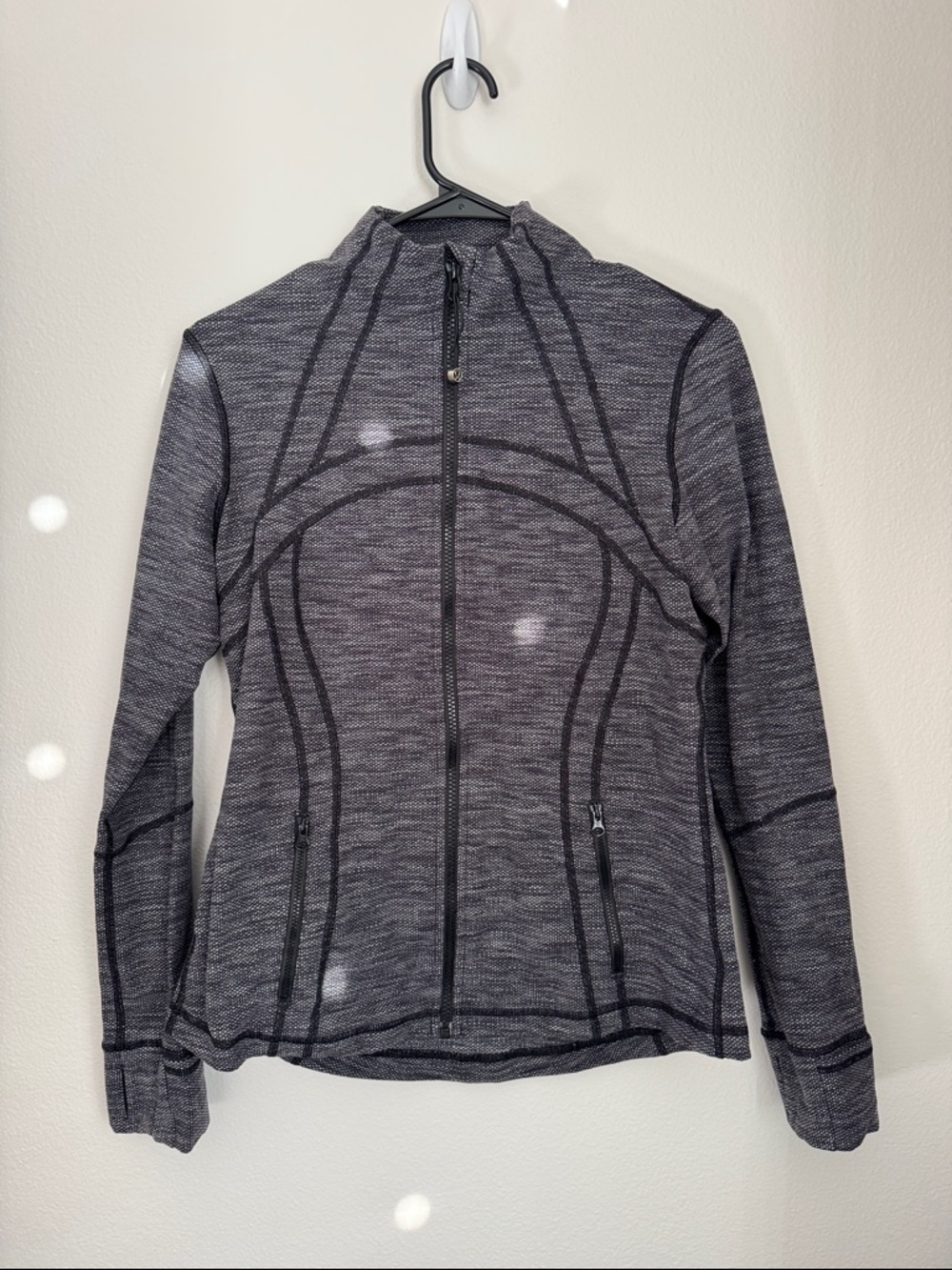 lululemon athletica Gray Full-Zip Utility Jacket